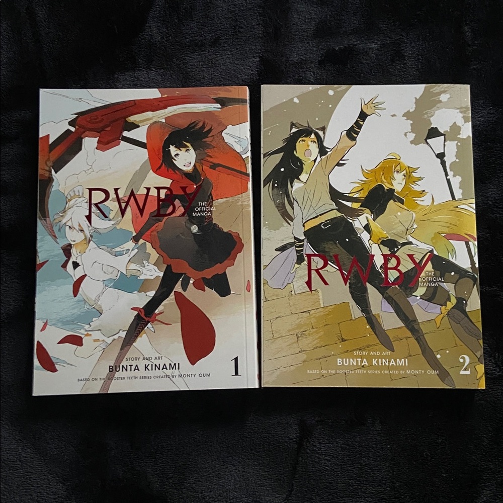 RWBY Manga Books Vol 1-2